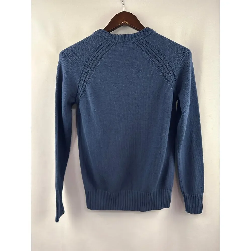 Women’s Jeanne Pierre Small Navy Pullover Sweater
